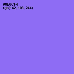 #8E6CF4 - Medium Purple Color Image