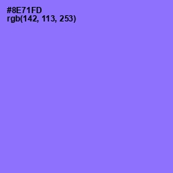 #8E71FD - Medium Purple Color Image