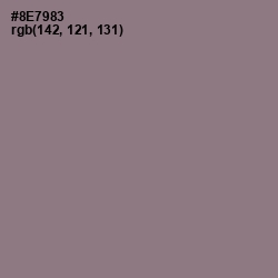 #8E7983 - Mountbatten Pink Color Image