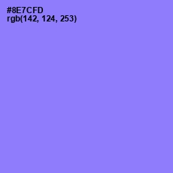 #8E7CFD - Medium Purple Color Image