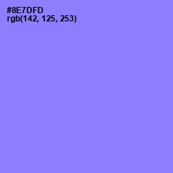 #8E7DFD - Medium Purple Color Image