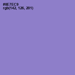 #8E7EC9 - Lilac Bush Color Image