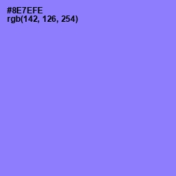 #8E7EFE - Medium Purple Color Image