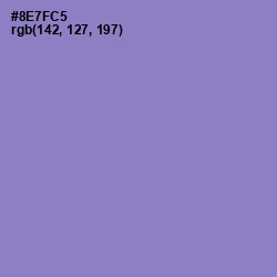 #8E7FC5 - Lilac Bush Color Image