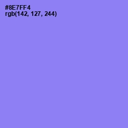 #8E7FF4 - Medium Purple Color Image