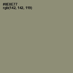 #8E8E77 - Granite Green Color Image