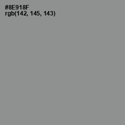 #8E918F - Spanish Green Color Image