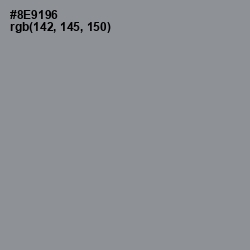 #8E9196 - Regent Gray Color Image