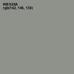 #8E928A - Spanish Green Color Image