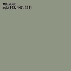 #8E9383 - Spanish Green Color Image