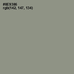 #8E9386 - Spanish Green Color Image