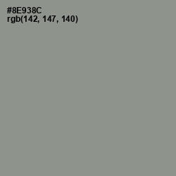 #8E938C - Spanish Green Color Image