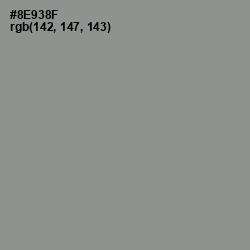 #8E938F - Spanish Green Color Image