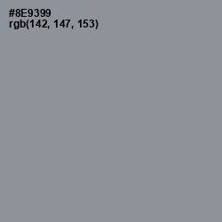 #8E9399 - Regent Gray Color Image