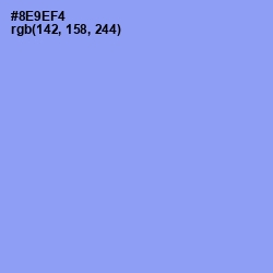 #8E9EF4 - Portage Color Image