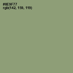 #8E9F77 - Gurkha Color Image