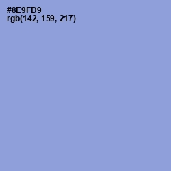 #8E9FD9 - Blue Bell Color Image