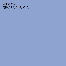 #8EA3CF - Polo Blue Color Image