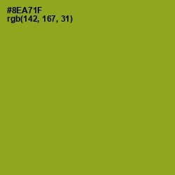 #8EA71F - Citron Color Image