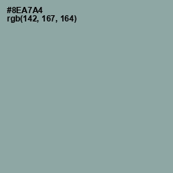 #8EA7A4 - Cascade Color Image