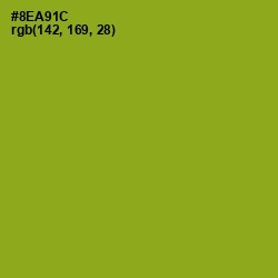 #8EA91C - Citron Color Image