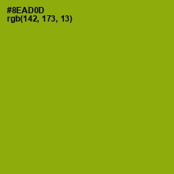 #8EAD0D - Citron Color Image