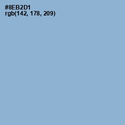 #8EB2D1 - Polo Blue Color Image