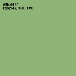 #8EB477 - Olivine Color Image