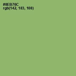 #8EB76C - Olivine Color Image