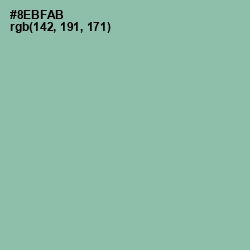 #8EBFAB - Gulf Stream Color Image