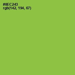 #8EC243 - Conifer Color Image