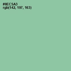 #8EC5A3 - Vista Blue Color Image