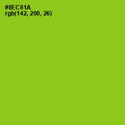 #8EC81A - Pistachio Color Image