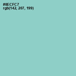 #8ECFC7 - Half Baked Color Image