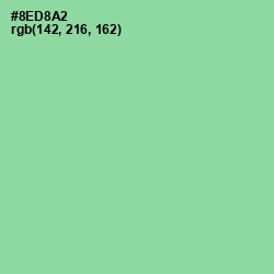 #8ED8A2 - Vista Blue Color Image