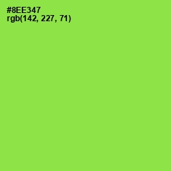 #8EE347 - Conifer Color Image