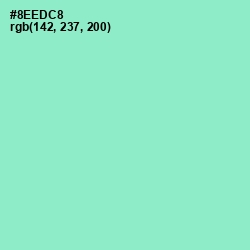 #8EEDC8 - Riptide Color Image