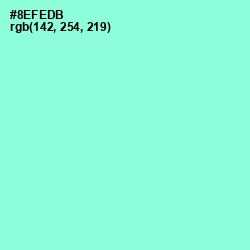 #8EFEDB - Riptide Color Image