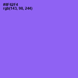 #8F62F4 - Medium Purple Color Image