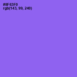 #8F63F0 - Medium Purple Color Image