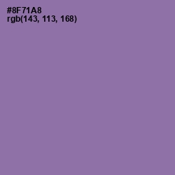 #8F71A8 - Wisteria Color Image