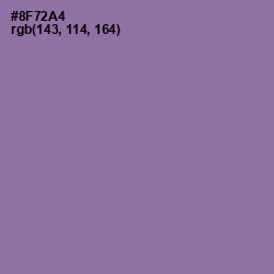 #8F72A4 - Wisteria Color Image
