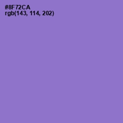 #8F72CA - Lilac Bush Color Image