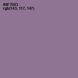 #8F7593 - Mountbatten Pink Color Image