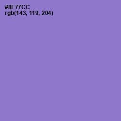 #8F77CC - Lilac Bush Color Image