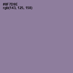 #8F7D9E - Mountbatten Pink Color Image
