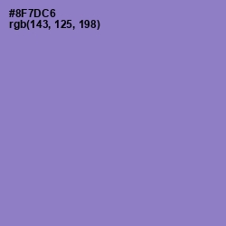 #8F7DC6 - Lilac Bush Color Image