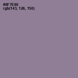 #8F7E96 - Mountbatten Pink Color Image