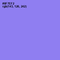 #8F7EF2 - Medium Purple Color Image
