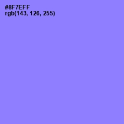 #8F7EFF - Medium Purple Color Image